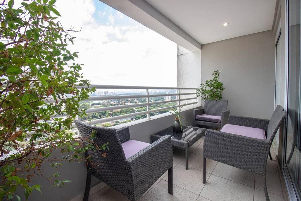 Bhomy Pinheiros Moderno Varanda E Vista Vr166 Sao Paulo Bagian luar foto